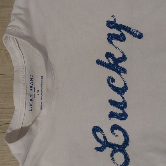 New Lucky Brand Graphic T-shirt size Large - Picture 3 of 10